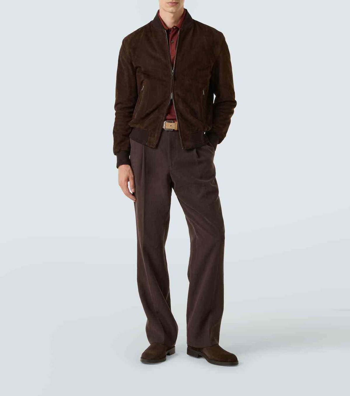 Tod's Suede bomber jacket