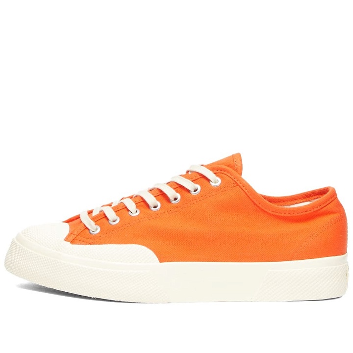 Photo: Artifact by Superga Men's 2432 Collect Workwear Low Sneakers in Orange/Off White