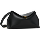 TOTEME Black T-Lock Leather Clutch