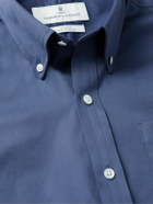 Turnbull & Asser - Suffolk Button-Down Collar Cotton-Poplin Shirt - Blue