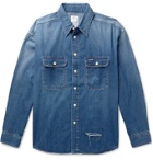 visvim - Lumber Distressed Denim Shirt - Blue