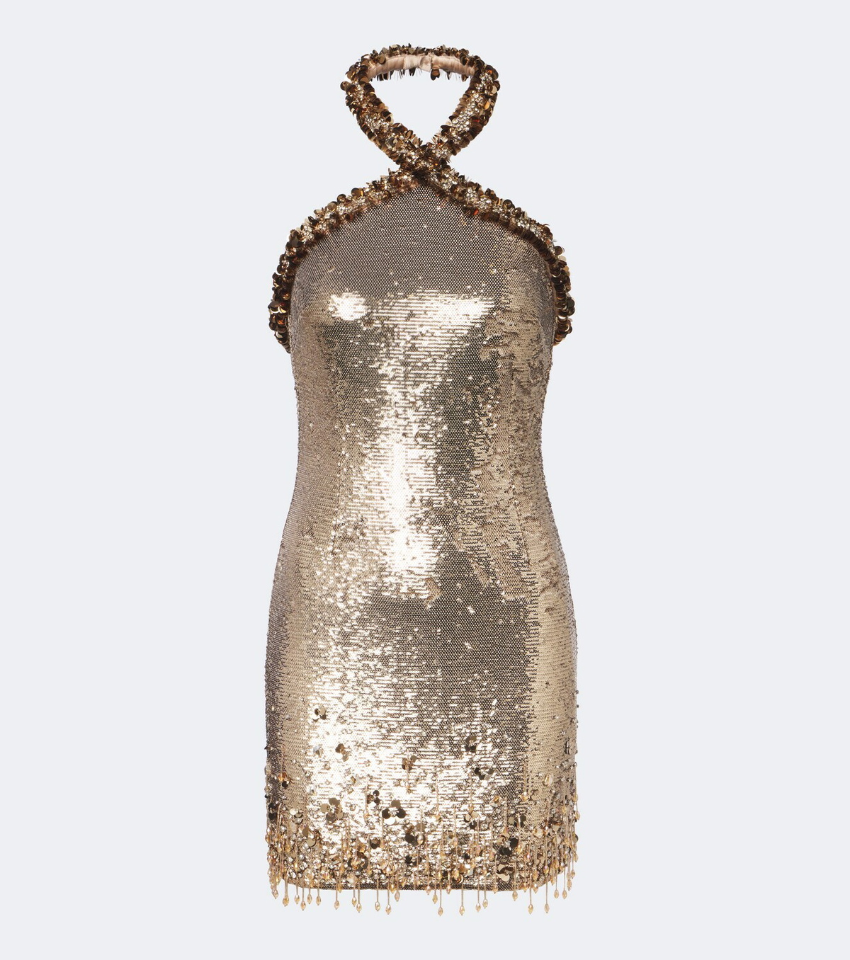Simkhai Naya sequined halterneck minidress