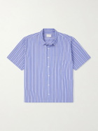 Aimé Leon Dore - Striped Cotton-Poplin Shirt - Blue