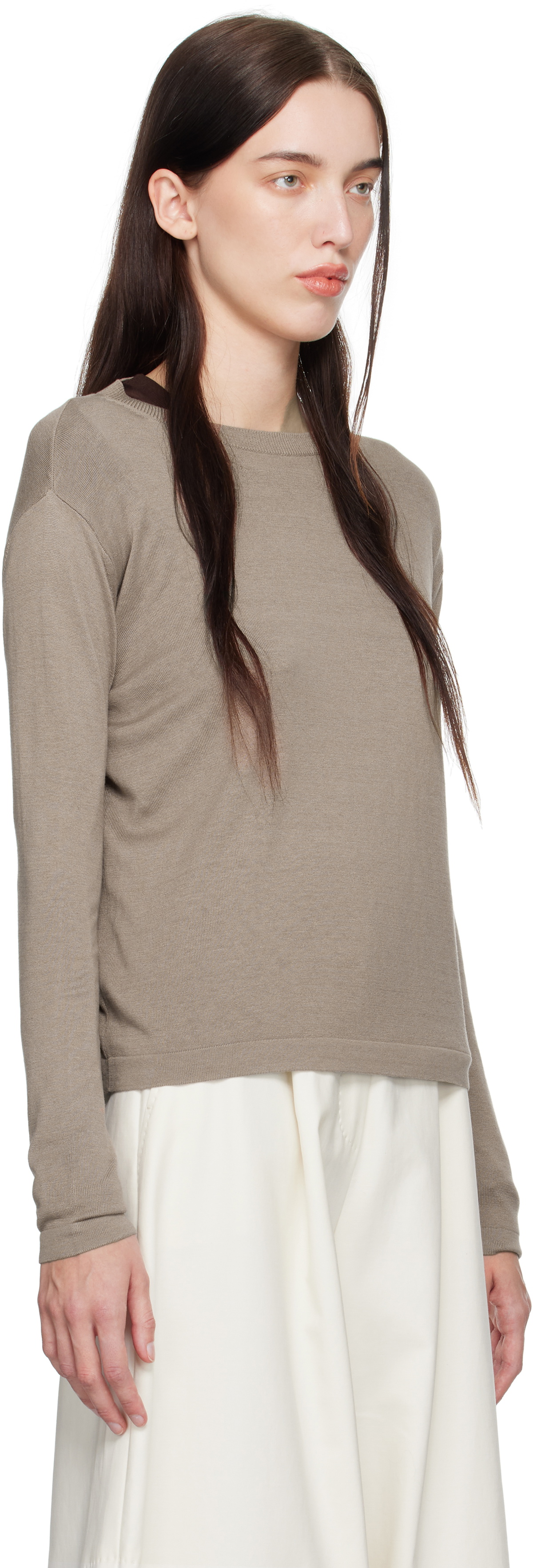 Max Mara Leisure Taupe Coimbra Sweater