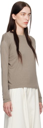 Max Mara Leisure Taupe Coimbra Sweater