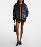 The Frankie Shop Hera satin miniskirt