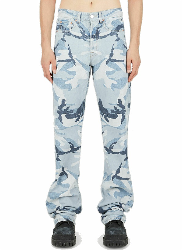Photo: Camouflage Jeans in Blue