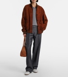 Miu Miu Mohair and wool wide-leg pants
