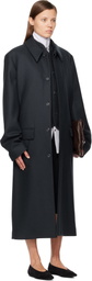 Rier Black Loden Coat
