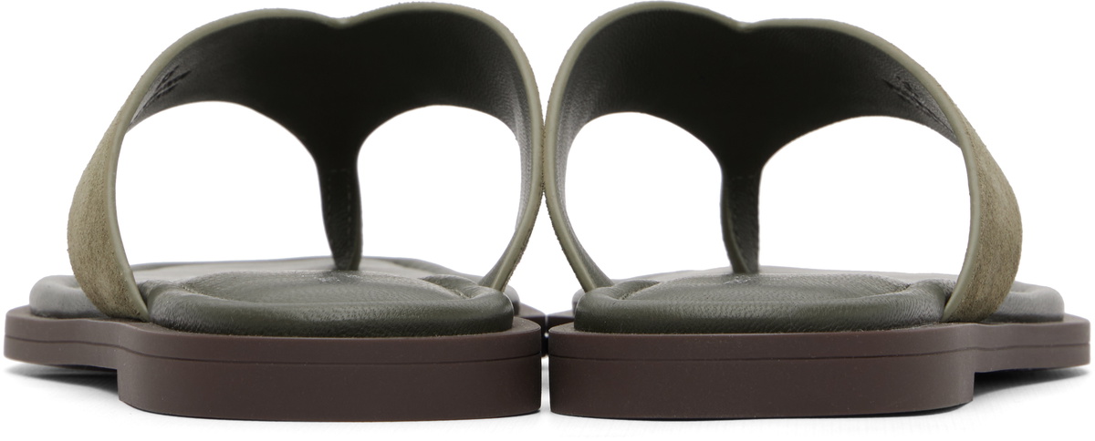 rag & bone Khaki Gracie Thong Sandals