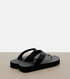 The Row Dune leather thong sandals