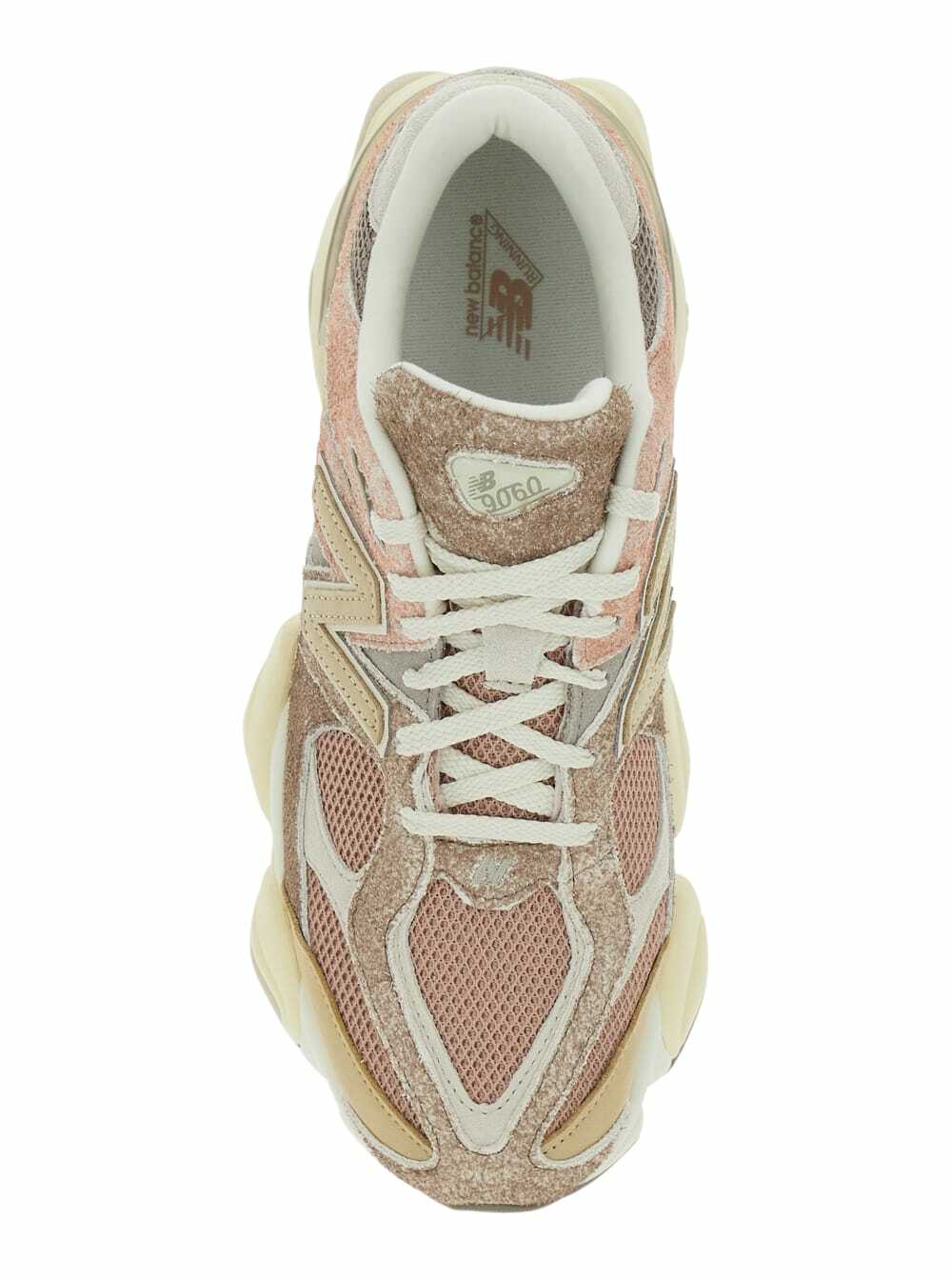 New Balance Multicolor Low Top Sneaker With Logo Detail On The Side In Suede And Tech Fabric Unisex