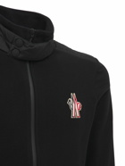 MONCLER GRENOBLE Stretch Tech Fleece Zip-up Cardigan