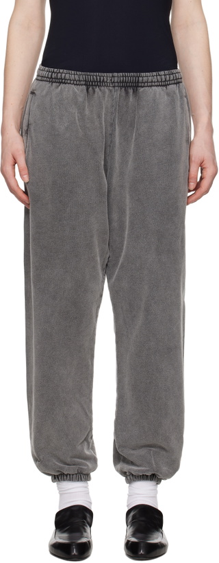 Photo: Acne Studios Gray Cotton Sweatpants