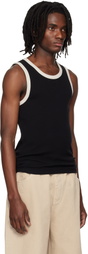 Entire Studios Black Contro Tank Top