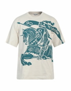 Burberry Mens T-shirt in Beige