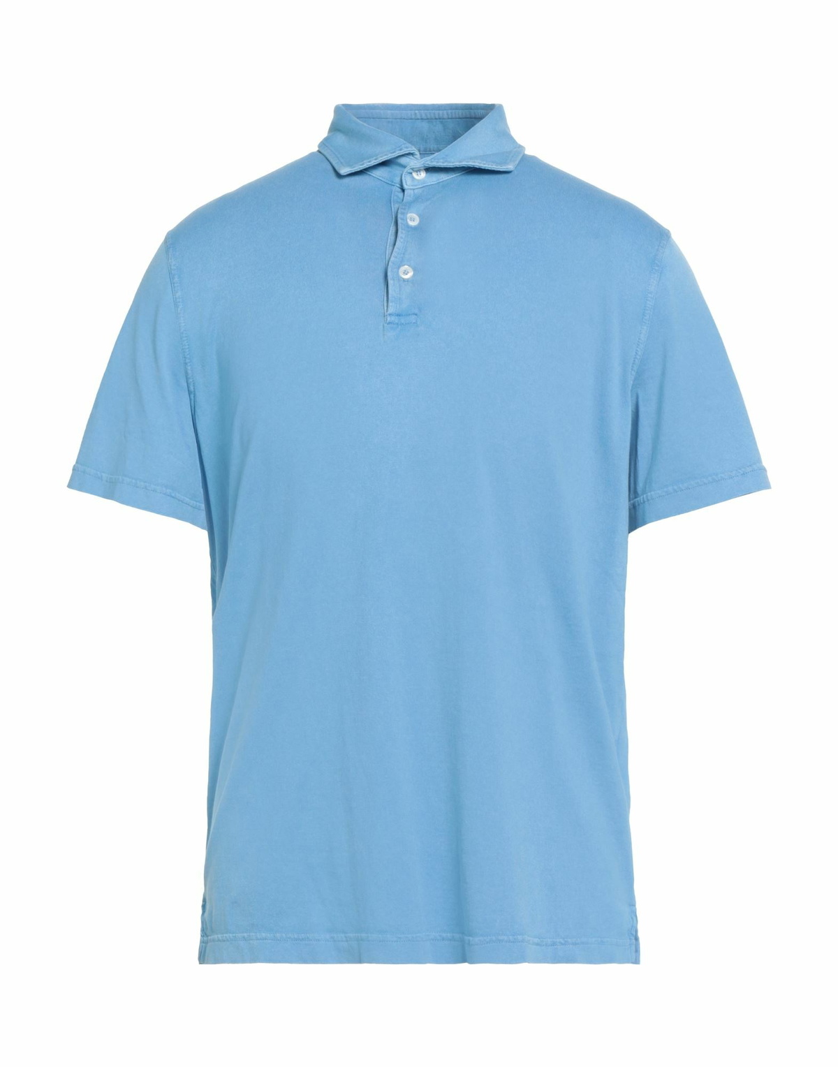Fedeli Mens Polo shirt Light in Blue