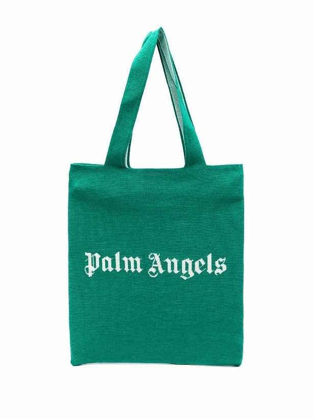 Photo: PALM ANGELS - Logo Shopping Bag
