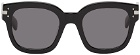 AMIRI Black & Grey Classic Logo Sunglasses