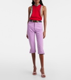 Versace Cotton-blend jersey tank top