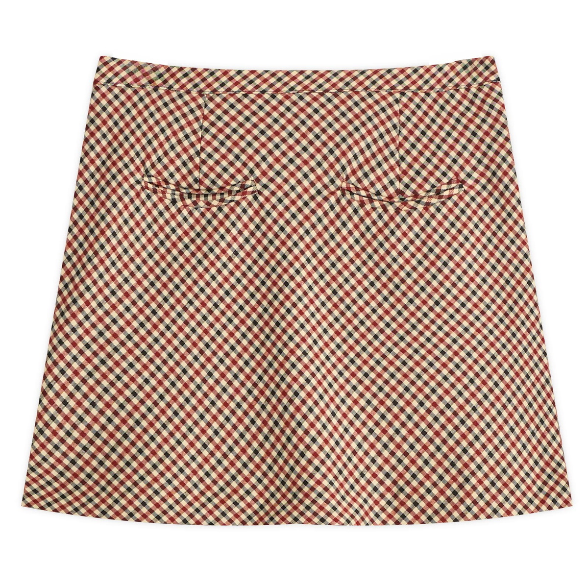 House Of Sunny Women's Marie Mini Skirt in Wine Multi