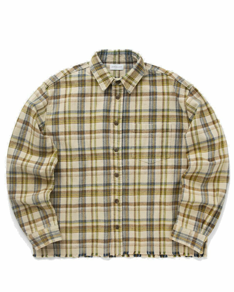 Photo: John Elliott Hemi Oversizes Shirt Beige - Mens - Longsleeves