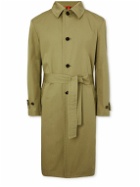 Barena - Paramar Belted Cotton-Twill Trench Coat - Green