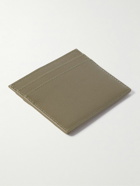SAINT LAURENT - Pebble-Grain Leather Cardholder - Green