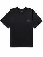 Neighborhood - Logo-Print Cotton-Jersey T-Shirt - Black