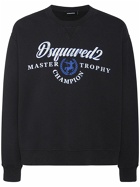 DSQUARED2 - Printed Cotton Crewneck Sweatshirt