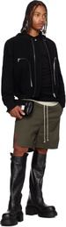 Rick Owens Black Concordians Pillow Griffin Bag