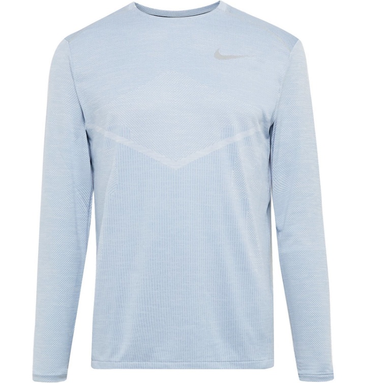 Photo: Nike Running - Ultra TechKnit T-Shirt - Blue