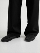 The Row - Brushed-Cashmere Slippers - Black