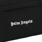 Palm Angels Men's Cordura Classic Logo Backpack in Black/White 