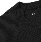 Under Armour - Run Layered Microthread and Waffle-Knit Top - Men - Black