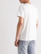 Isabel Marant - Zafferh Appliquéd Organic Cotton-Jersey T-Shirt - White