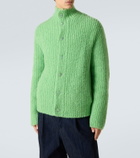 God's True Cashmere Ribbed-knit cashmere bouclé cardigan