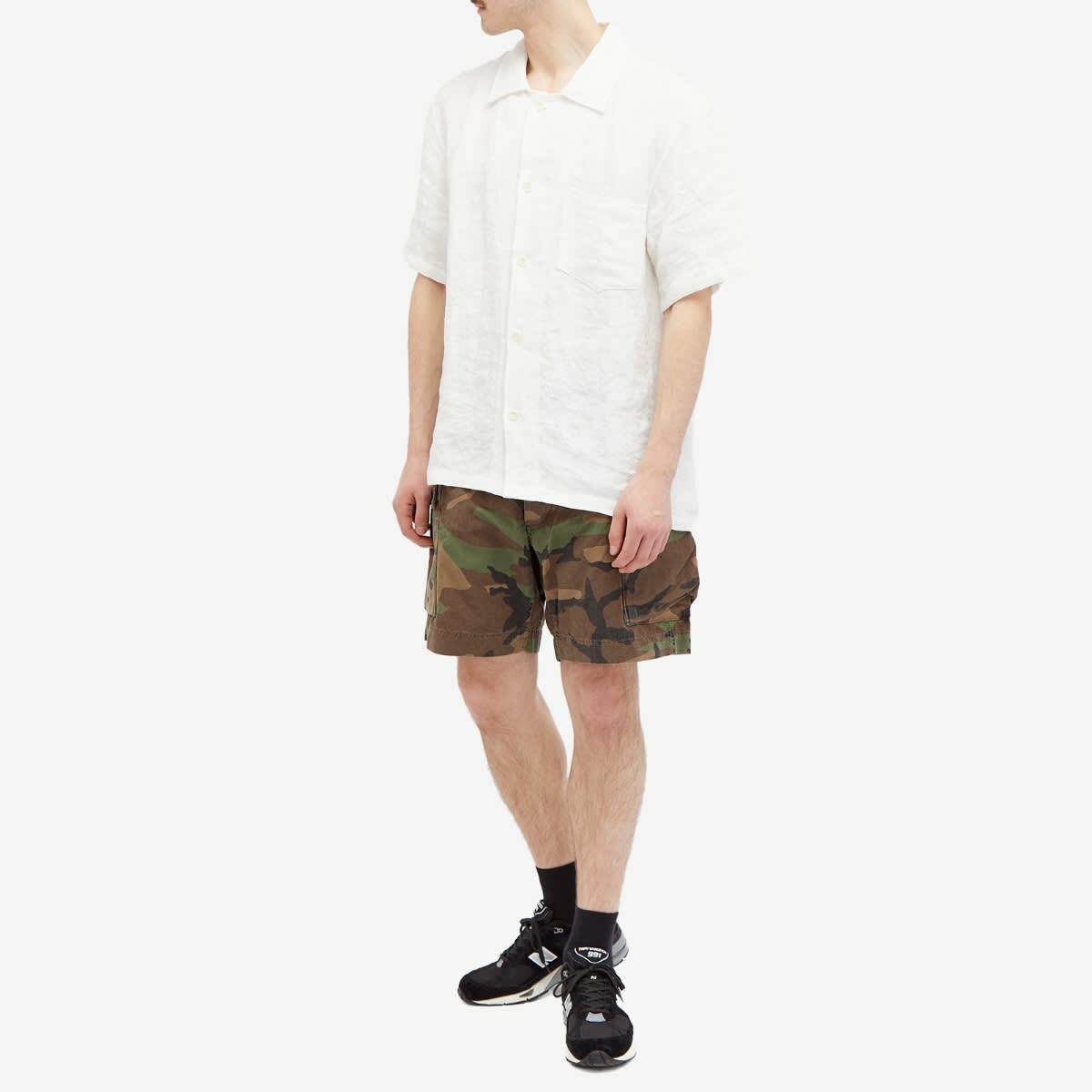 RRL Men's Camo Shorts in Woodland Camo