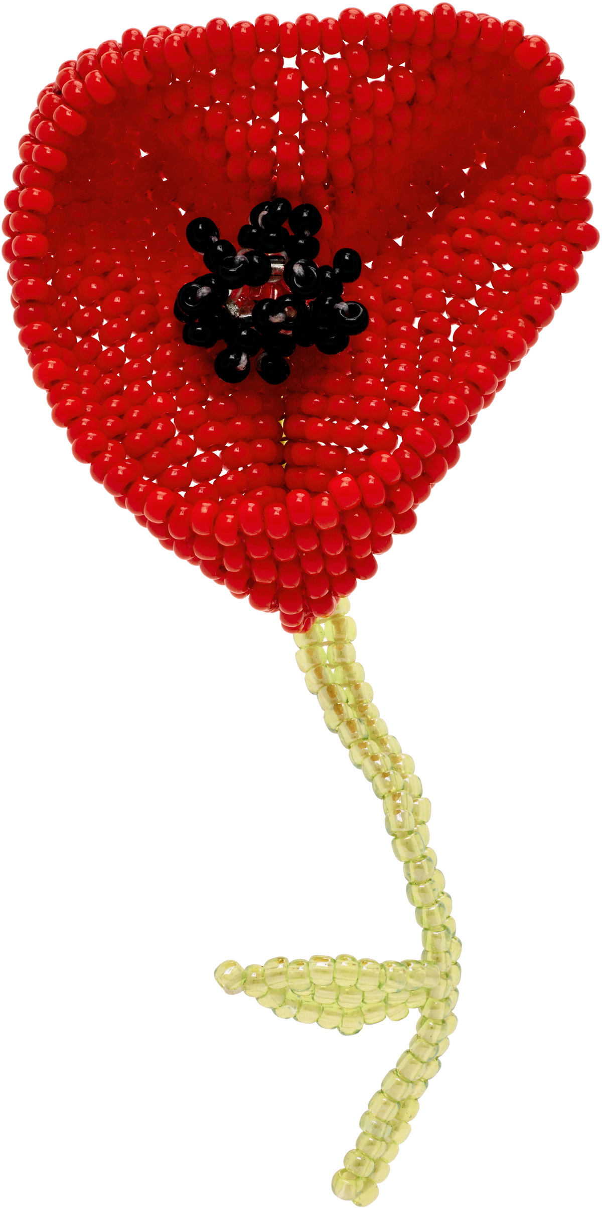 Pura Utz SSENSE Exclusive Big Poppy Ear Stick Single Earring