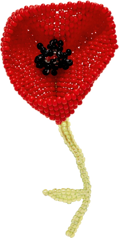 Photo: Pura Utz SSENSE Exclusive Big Poppy Ear Stick Single Earring