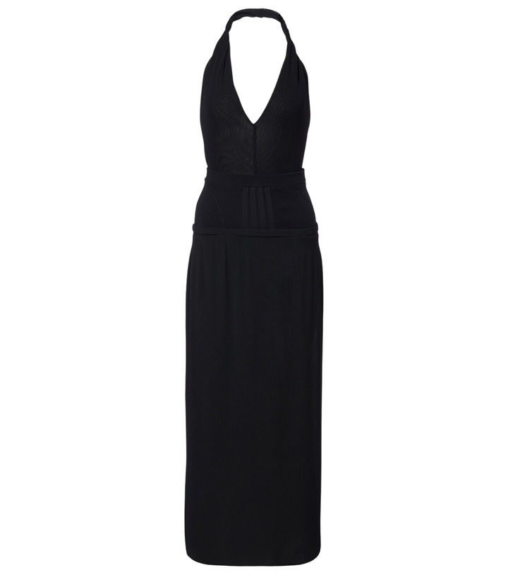 Photo: The Attico Crêpe and tulle midi dress