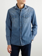 Brunello Cucinelli - Denim Western Shirt - Blue