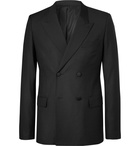 AMI - Double-Breasted Wool Blazer - Men - Black