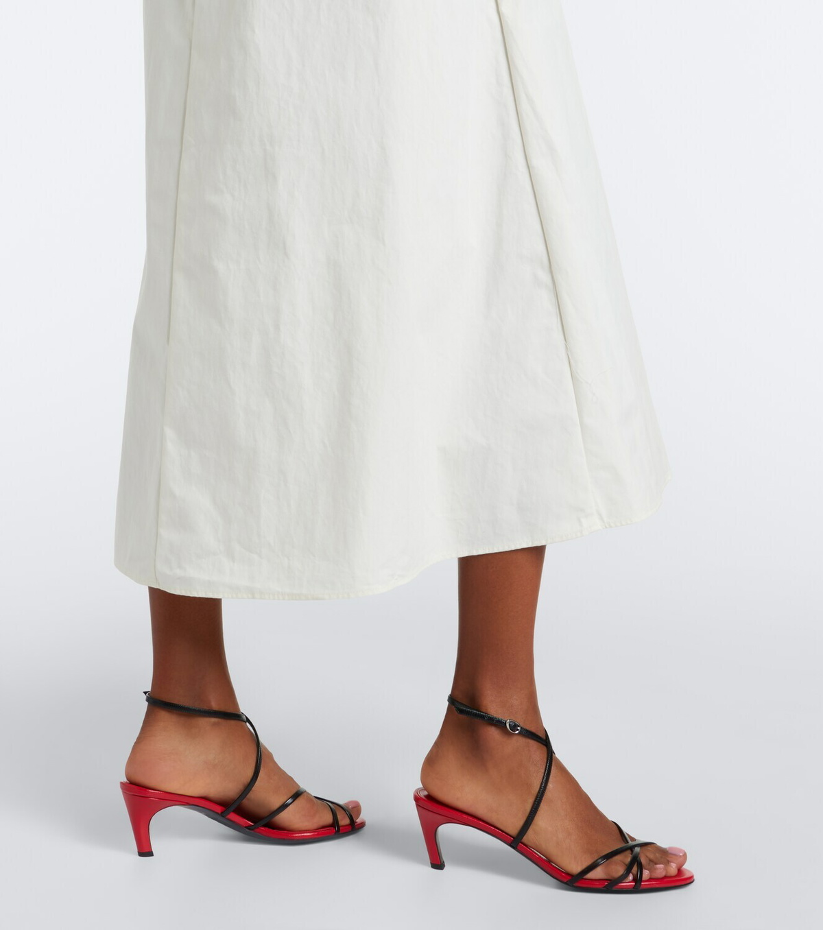 Proenza Schouler Reign ruffled cotton-blend midi dress
