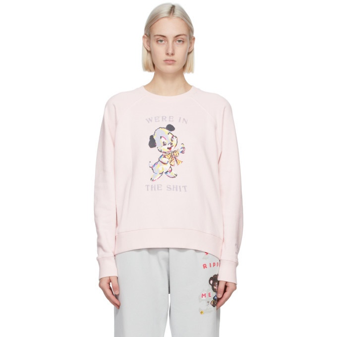 Photo: Marc Jacobs Pink Magda Archer Edition Were In The Shit Sweatshirt