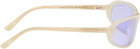 TOM FORD Off-White Addison Sunglasses