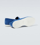 Manolo Blahnik Monaco suede loafers