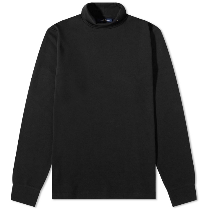 Photo: Fred Perry Authentic Men's Roll Neck Top in Black