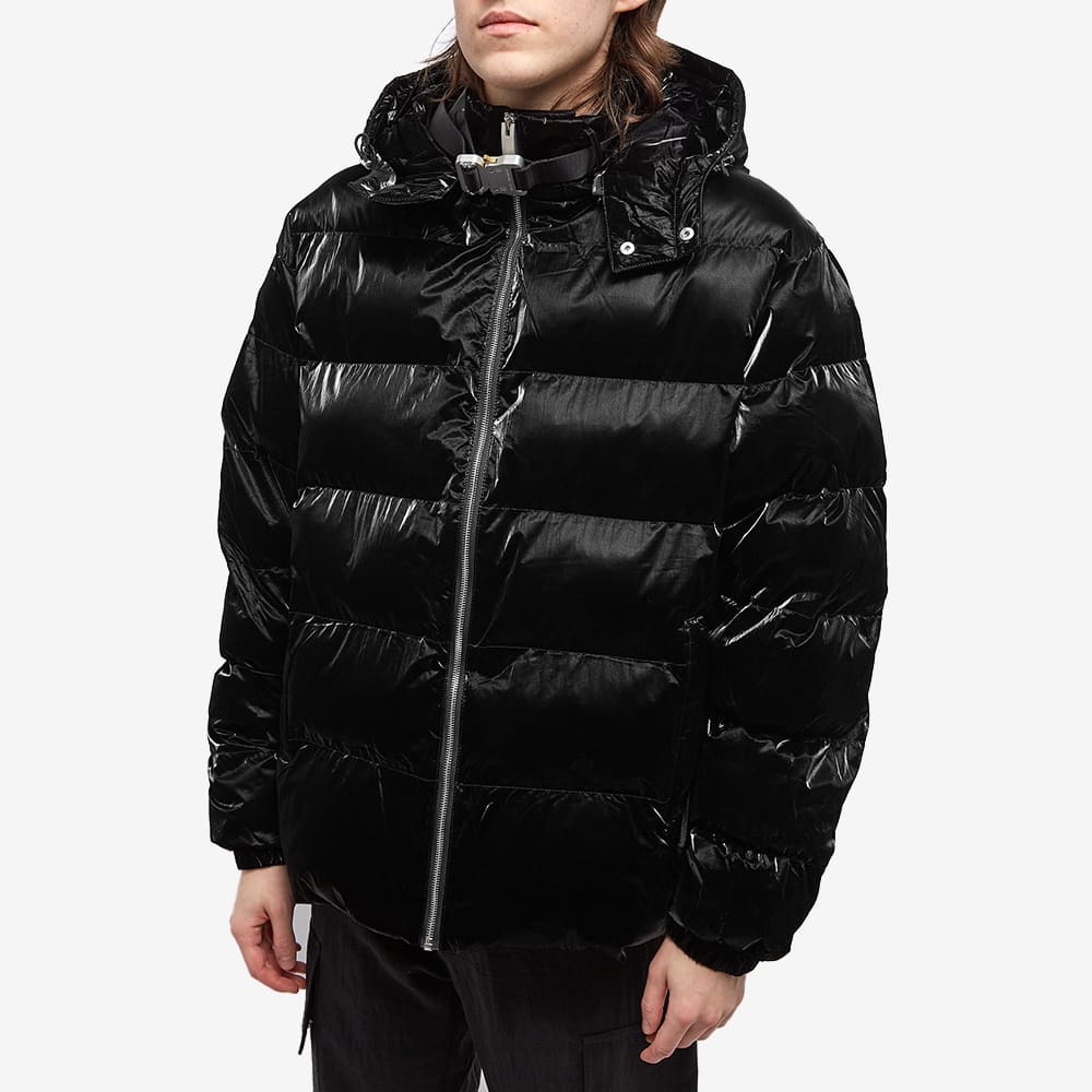 END. x 1017 ALYX 9SM 'Neon' Nightrider Puffer Jacket in Black 1017 ALYX 9SM