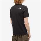The North Face Men's Coordinates T-Shirt in Black
